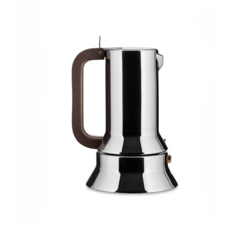 Alessi Caffettiera Italiana Richard Sapper Argento 3 Tazze