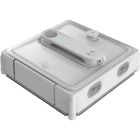 Robot lavavetri connesso Hutt W9, 120 min, serbatoio 150 mL, aspirazione 3800 Pa, bianco/grigio