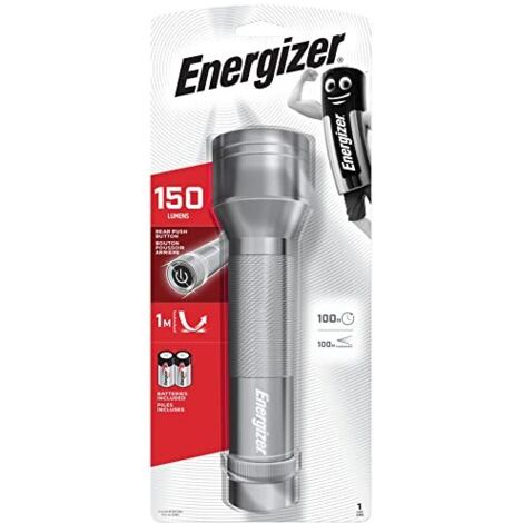 Energizer Torcia Metallica Grigia 135 Lumen 21,2 cm (1/4)