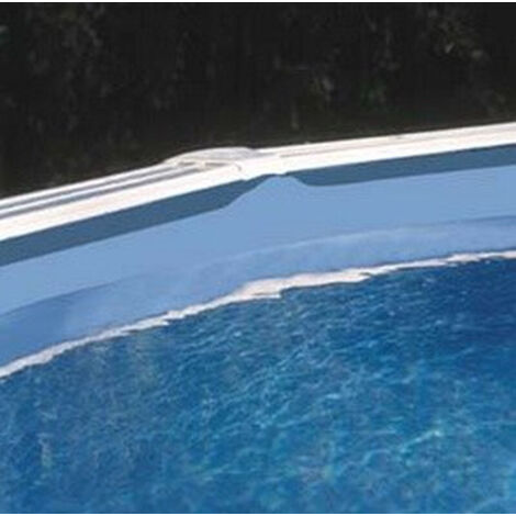 Gré Liner piscina in acciaio ovale blu 6,34 x 3,99 m
