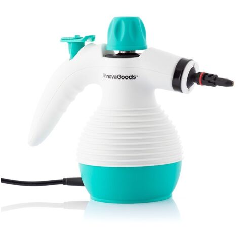 InnovaGoods Steany Pulitore a Vapore Manuale Bianco Verde Nero (1/5)
