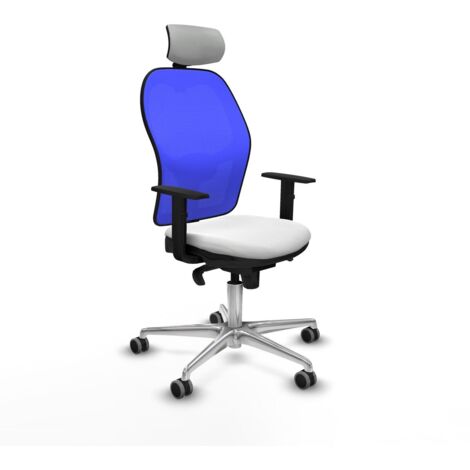 Sedia Ufficio con Poggiatesta Piqueras y Crespo 1D086G2 Bianco (1/5)