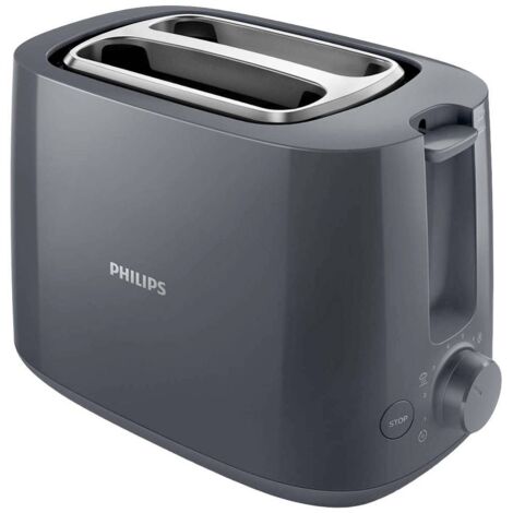 Philips HD2581/10 Tostapane grigio 900 W 2 fette