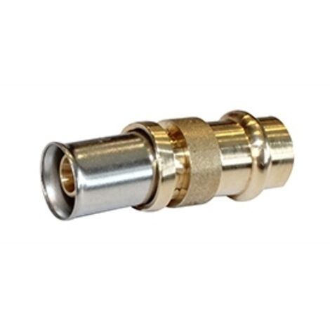 RMV103 Raccordo diritto con attacco a pressare RM103Y147 20 x 2 - Ø 16 GIACOMINI