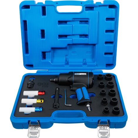 Kit avvitatore pneumatico ad impulsi e bussole  12,5 mm (1/2")  1200 Nm  16 pz.