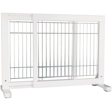 Cancello per Cani in Legno 65-108x61 cm TRIXIE