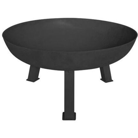 Perel Bacile da fuoco moderno nero diametro 75 cm (1/3)
