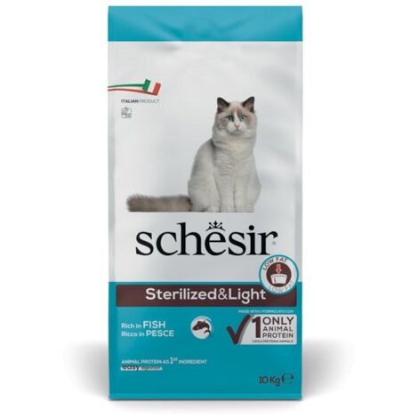 SCHESIR Sterilizzato Ricco di Pesce 10kg