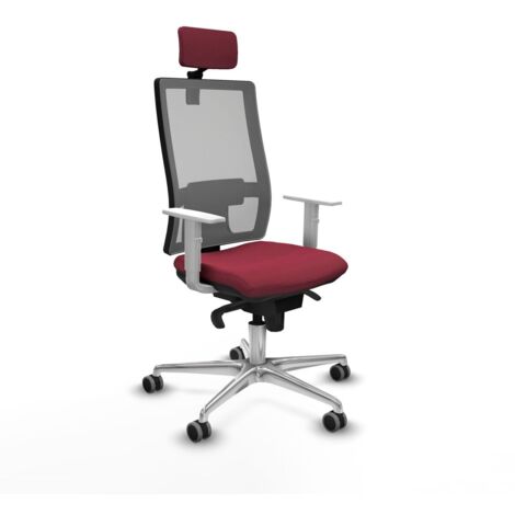 Sedia da Ufficio Piqueras y Crespo 4B086G2 Rosso Granato (1/5)