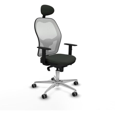 Sedia Ufficio con Poggiatesta Jorquera Piqueras y Crespo 1D086G1 Nero (1/5)