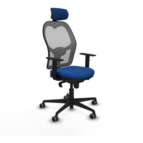Sedia Ufficio con Poggiatesta Jorquera Piqueras y Crespo 1D036G2 Azzurro (1/5)