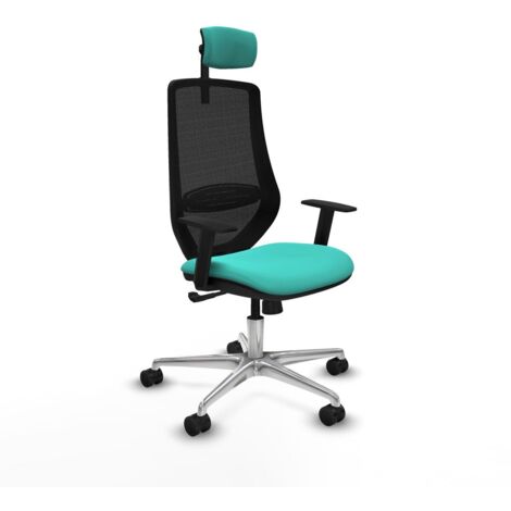 Sedia da Ufficio Piqueras y Crespo D086N2W Turchese (1/5)