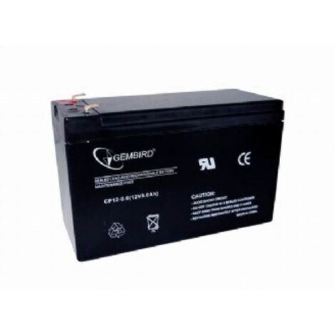 Gembird 12 V, 9 Ah Piombo acido sigillato (VRLA) 9 Ah 12 V - Batterie di alimentazione (9 Ah, Piombo acido sigillato (VRLA), 9 Ah, 12 V, Nero, 2,7 kg, 151 mm) (1/3)