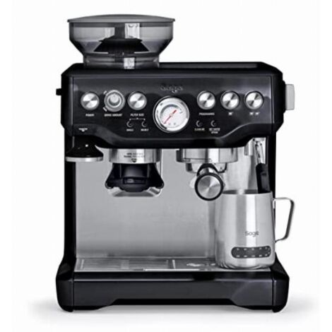 macchina per caffè espresso con macinacaffè 15bar in acciaio inox nero - ses875bks2eeu - sage