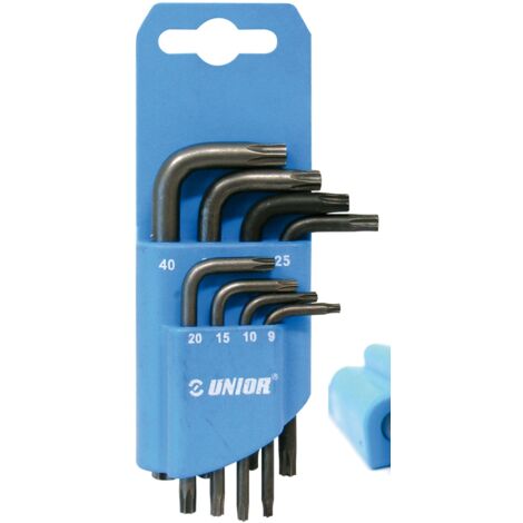 Unior Set di chiavi Torx nere 9 pezzi in acciaio resistente (1/3)