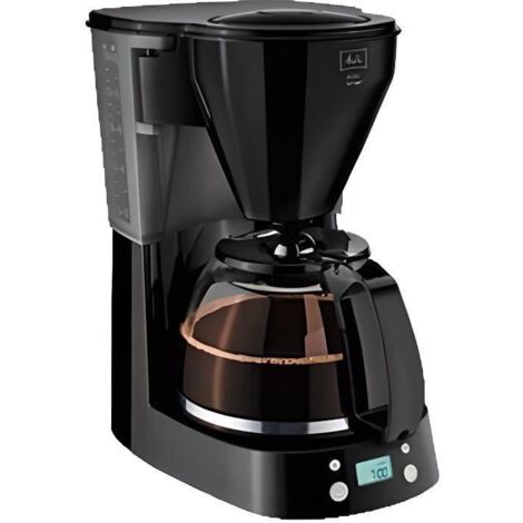Melitta 1010�14: Macchina per Caff� con Timer Programmabile, Funzione Mantenimento in Caldo, Caraffa in Vetro, Capacit� 1,4 kg, Dimensioni 16,7x24,7x30,2 cm, Colore Nero (1/5)