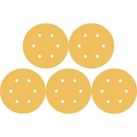 EXPERT C470 Carta abrasiva con 6 fori per levigatrici orbitali, 150 mm, K 100, 50 pezzi