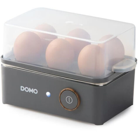 Domo DO9283EK Cuocitore per uova grigio capacità 6 uova (1/5)