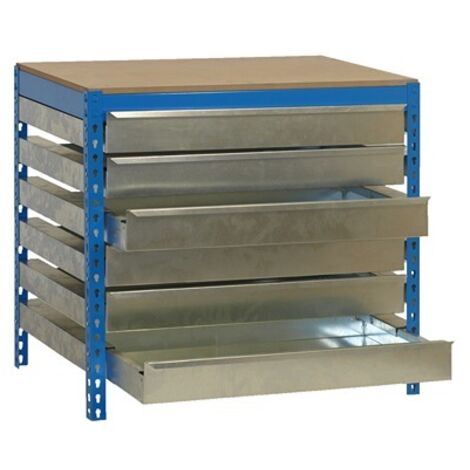Simonrack Banco da lavoro senza viti blu robusto 600 kg