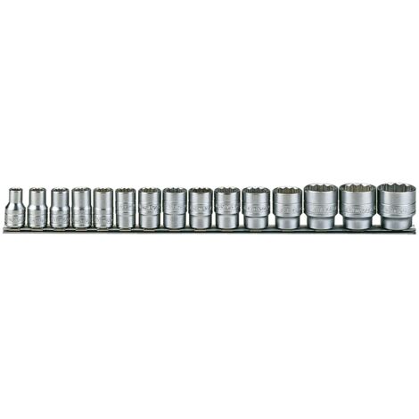 Bussole incluse con gambo quadrato Teng Tools M1215MM da 1/2 "