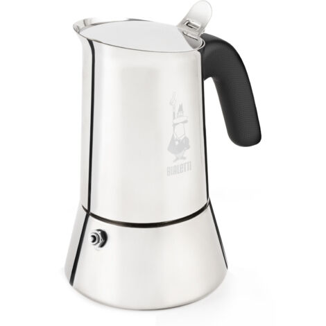 BIALETTI Caffettiera  New Venus Inox - Specifiche: 2 tazze (No induzione)