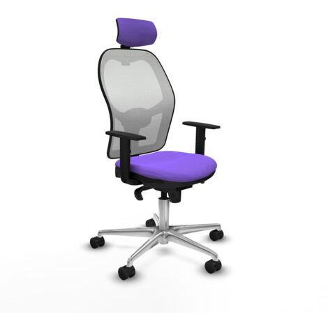 Sedia Ufficio con Poggiatesta Piqueras y Crespo 1D086N2 Lilla (1/5)