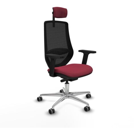 Sedia da Ufficio Piqueras y Crespo D086G2W Rosso Granato (1/5)