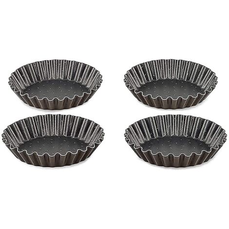 Tefal j1608102 Success gioco di 4 stampi Crostatine, alluminio nero 15 x 11 x 7 cm (1/4)
