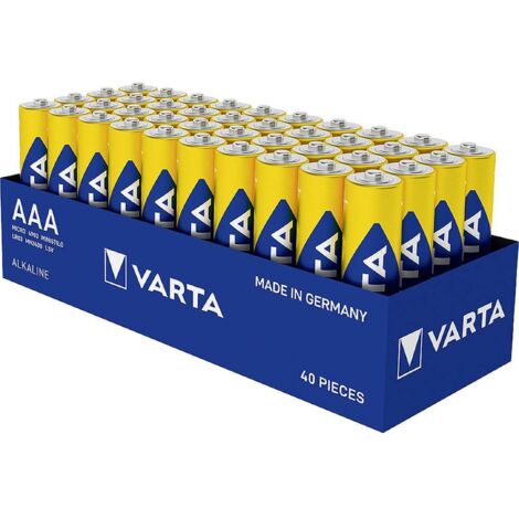 Varta Longlife Power 4903 Batteria Alcalina AAA 40 pezzi