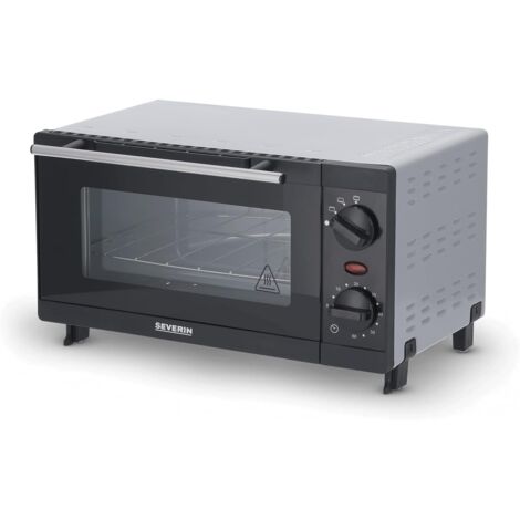 Severin, TO 2052 fornetto/grill, acciaio inossidabile-spazzolato-nero ca. 800 W (1/5)