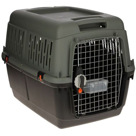 Trasportino Kerbl Eco Grigio e Verde per Animali