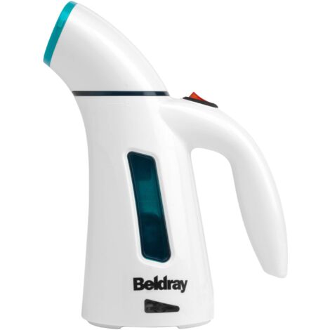 Beldray BEL0725TQ-VDEEU7 Ferro da Stiro a vapore Verticale Portatile, leggera, compatta, 100 ml, rinfresca e igienizza tutti i tessuti, per Abiti per Casa, Ufficio, Viaggi, Rimuove le Pieghe, 600 W (1/5)