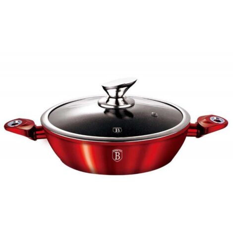 Berlinger-Haus Serie METALLIC Casseruola in Alluminio Rossa 32 cm (1/2)