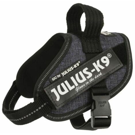 Pettorina IDC Julius K9 Powerharness Con Fantasia (ITA)  - Pettorina IDC Julius K9 Powerharness Con Fantasia (ITA) - Jeans, XS / Mini Mini (40-53cm)
