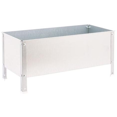 SimonRack Orto Urbano in Metallo 410x1200x1200 mm, 200 L, Fioriera da Esterno Resistente Zincato – Simon Garden (1/3)
