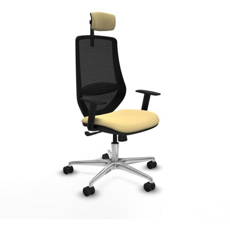 Sedia da Ufficio Piqueras y Crespo D086N2W Crema (1/5)
