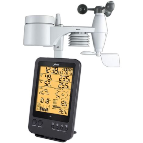 Nedis Alecto WS-4700 stazione meteorologica design moderno nero (1/5)