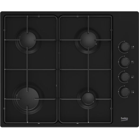 Piano cottura a gas Beko Hob HIBG64120SB 7,9 kW 56 x 49cm Nero [HZBEKYG64120SB1]