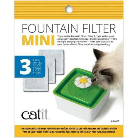 Catit Ricambio Filtri 3 pz per Fontana Mini con Fiore