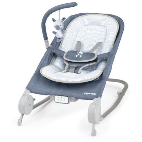 Ingenuity Happy Belly Rock-to-Bounce Blu Chambray (1/5)