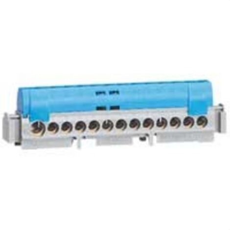 LEGRAND 004842  Morsetto neutro 8 uscite blu