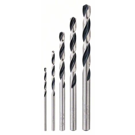 Bosch Accessories 2608577345 Kit punte a spirale da metallo 3 mm, 4 mm, 5 mm, 6 mm, 2 mm 1 KIT