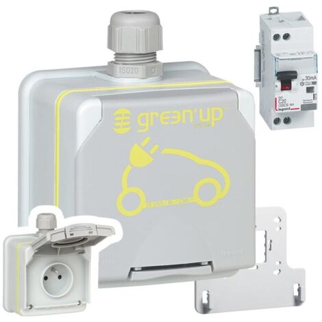 Apparecchiatura a sporgere completa - Pronto all'uso Green'up Access per veicoli elettrici Legrand 090476