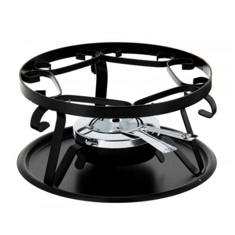 Réchaud à Fondue - Métal Noir - Table Et Cook