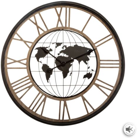 Orologio da tavolo nero D67cm - Atmosphera créateur d'intérieur (1/5)