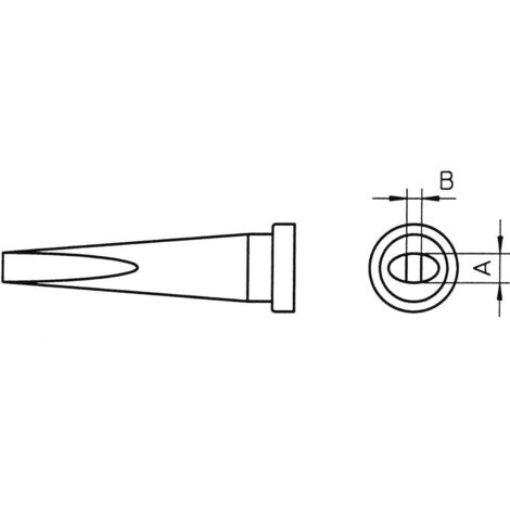 Punta di saldatura Weller LT-L forma scalpello 2 mm