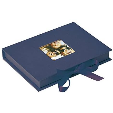 Walther Fun FB-112-L Scatola portafoto, per fino a 70 foto formato 13x18 cm, colore: Blu