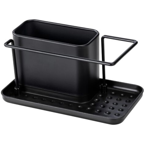 Wenko Orio Organizzatore per lavello nero in acciaio inossidabile (1/5)
