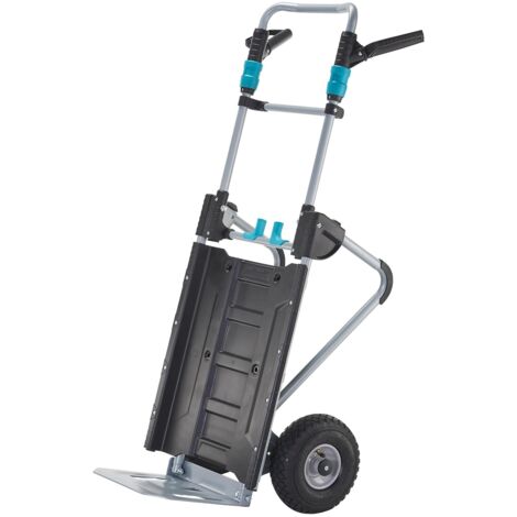 Craft Wolf5535000 Carrello di trasporto pieghevole nero grigio turchese