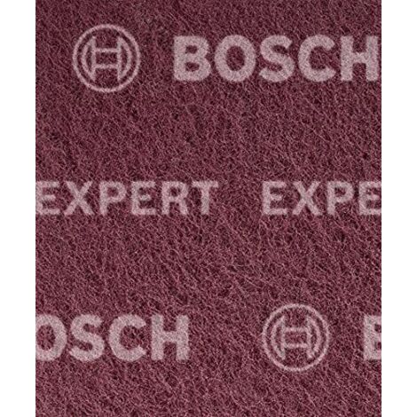 BOSCH PROFESSIONAL 2X FOGLI ABRASIVI IN TESSUTO EXPERT N880 PER LAMIERE DI ACCIAIO, 115 X 140 MM, GRANA FINE GP, ACCESSORIO LEVI